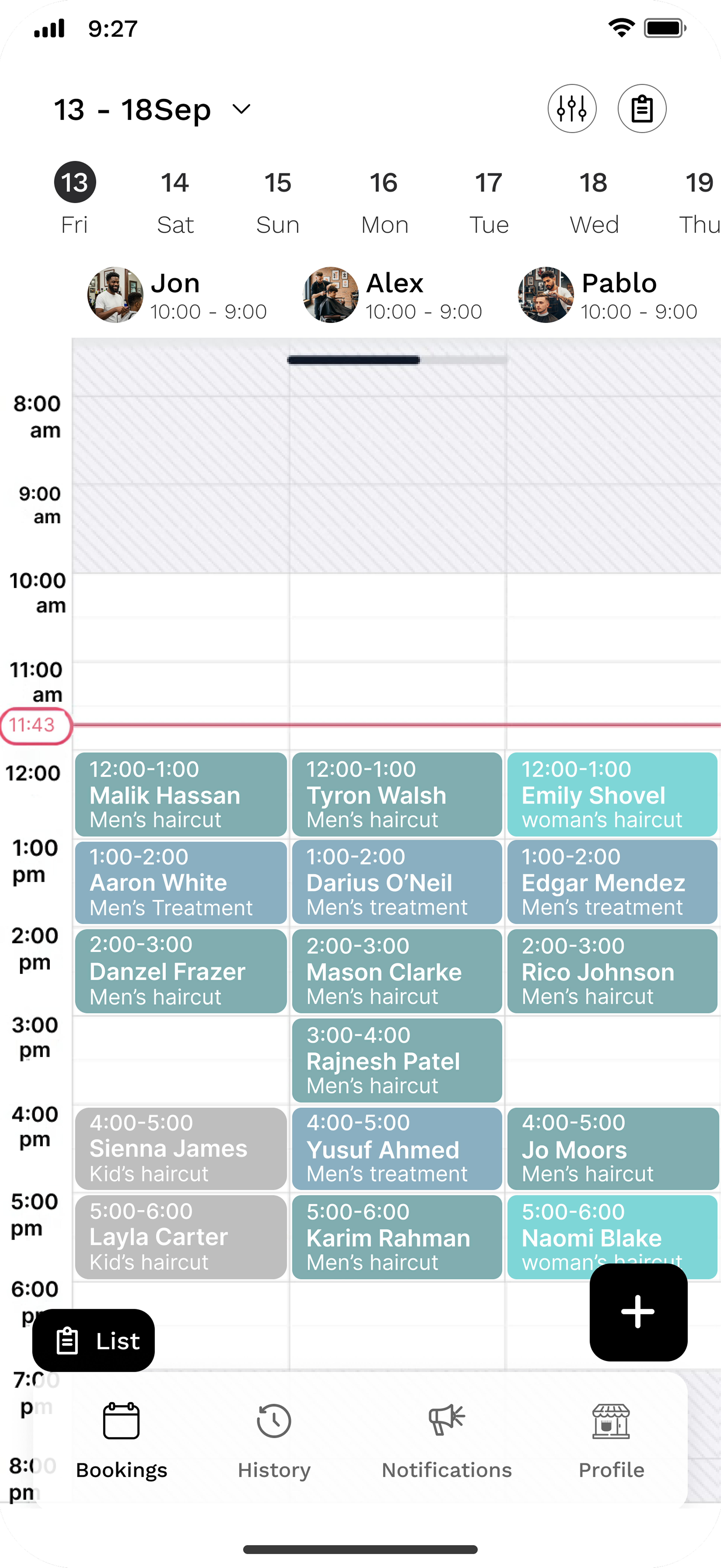 Trim Business calendar and diary